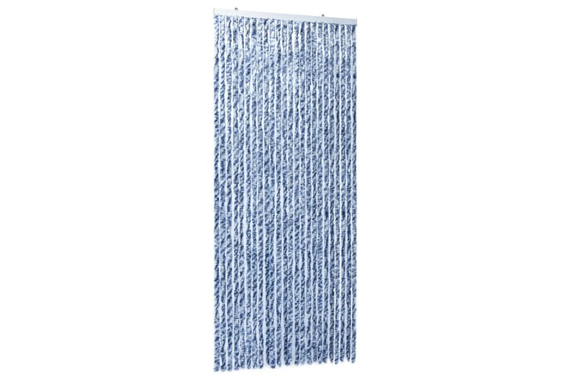 Insektgardin 100 X 220 Cm Blå Hvid Og Sølvfarvet - Flerfarvet - Have - Udendørs miljø - Havedekoration - Myggenet