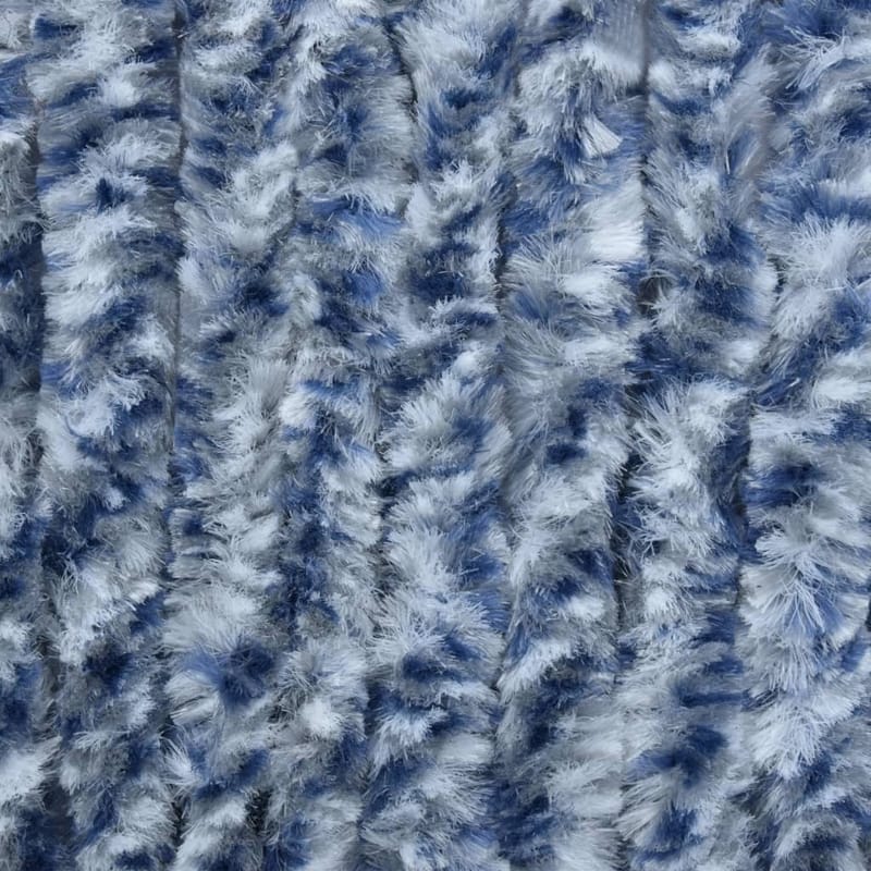 Insektgardin 100 X 220 Cm Blå Hvid Og Sølvfarvet - Flerfarvet - Have - Udendørs miljø - Havedekoration - Myggenet