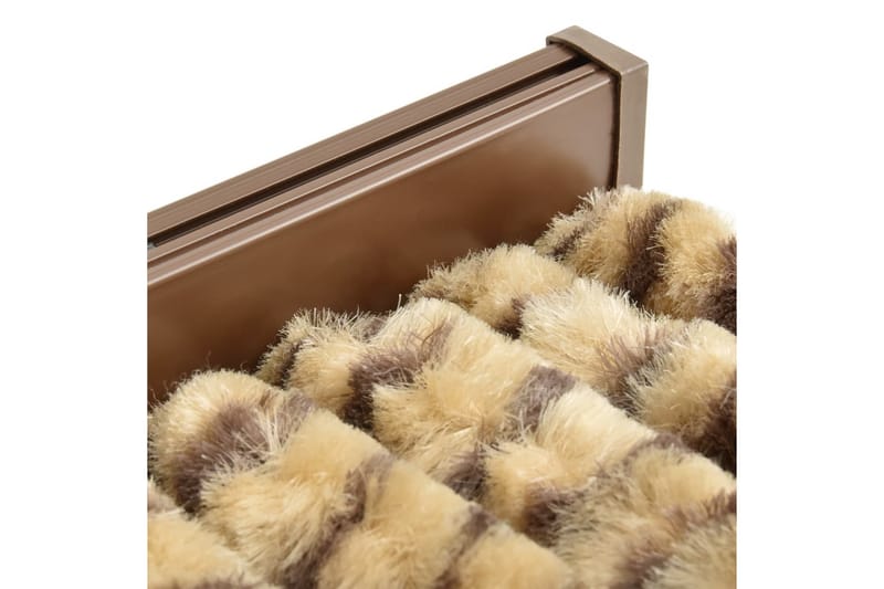 Insektgardin 100x220 cm chenille beige og brun - Beige - Have - Udendørs miljø - Havedekoration - Myggenet