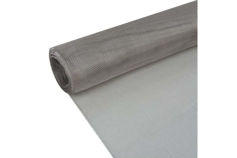 net 100 x 500 cm rustfrit stål - Sølv - Have - Udendørs miljø - Havedekoration - Myggenet