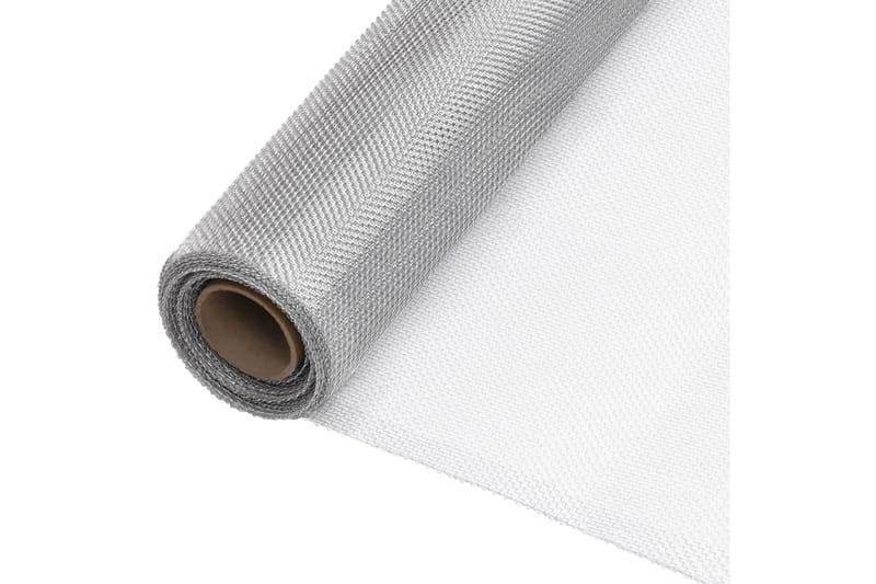 net 80x2000 cm aluminium sølvfarvet - Sølv - Have - Udendørs miljø - Havedekoration - Myggenet