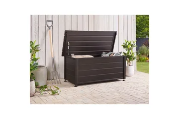 Låda Beliani Campalto Brun, 113x50x52 cm Brown - Havemøbler - Pudeopbevaring & havemøbelovertræk - Hyndeboks