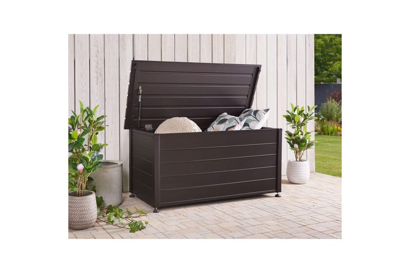Låda Beliani Campalto Brun, 123x60x60 cm NO_BRAND Brown - Havemøbler - Pudeopbevaring & havemøbelovertræk - Hyndeboks