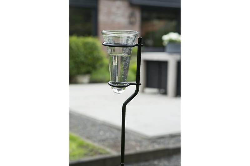 Nature regnmåler med holder glas 130 cm 6080089 - gennemsigtig - Have - Udendørs miljø - Havedekoration - Regn & temperatur - Regnmåler