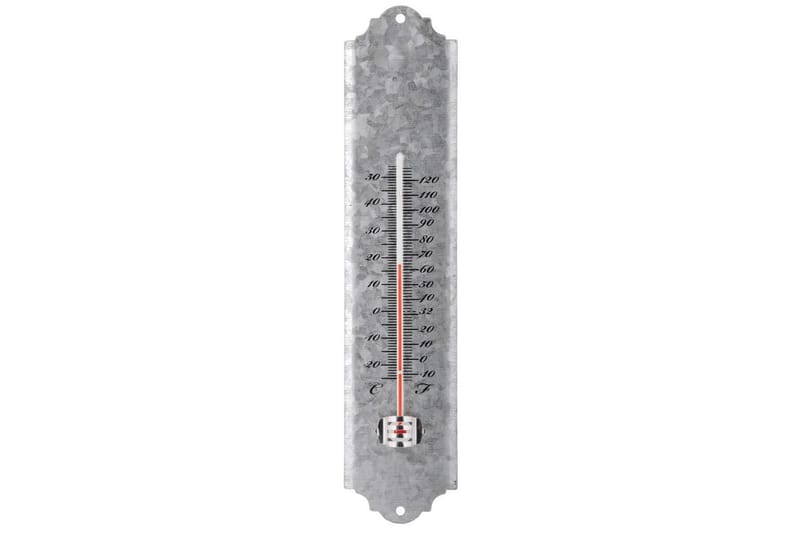 Esschert Design vægtermometer genbrugs-zink 40 cm OZ10 - Udendørstermometer - Termometer