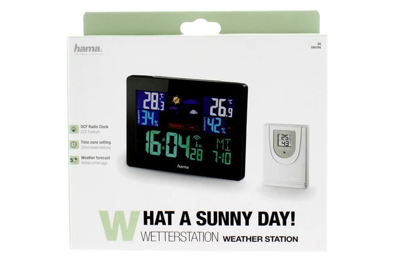 HAMA Vejrstation EWS-1400 - HAMA - Have - Udendørs miljø - Havedekoration - Regn & temperatur - Udendørstermometer