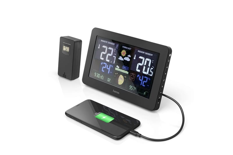 HAMA Vejrstation Premium - HAMA - Have - Udendørs miljø - Havedekoration - Regn & temperatur - Udendørstermometer