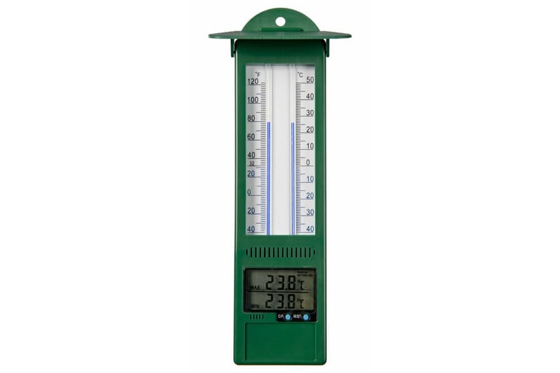 Nature min./maks. udendørstermometer digitalt 9,5x2,5x24 cm - Udendørstermometer - Termometer