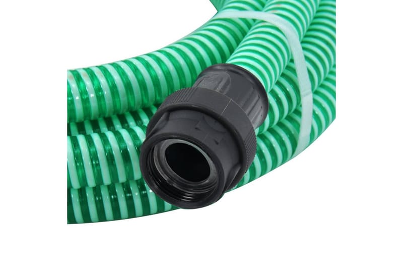 sugeslange med PVC-tilslutninger 7 m 22 mm grøn - Grøn - Vandslange & haveslange
