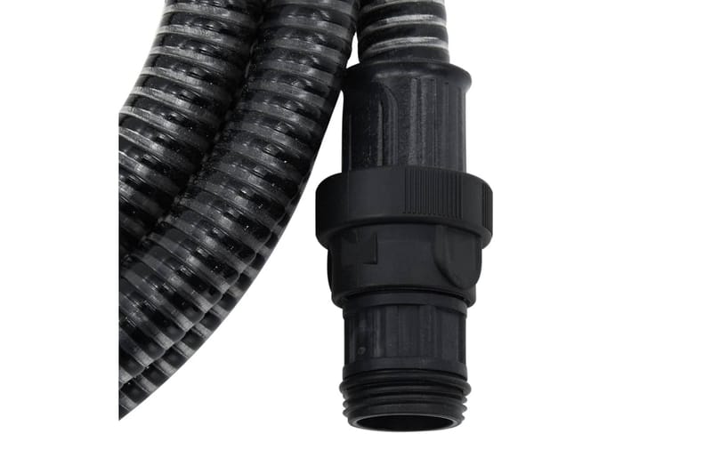 sugeslange med PVC-tilslutninger 10 m 22 mm sort - Sort - Vandslange & haveslange