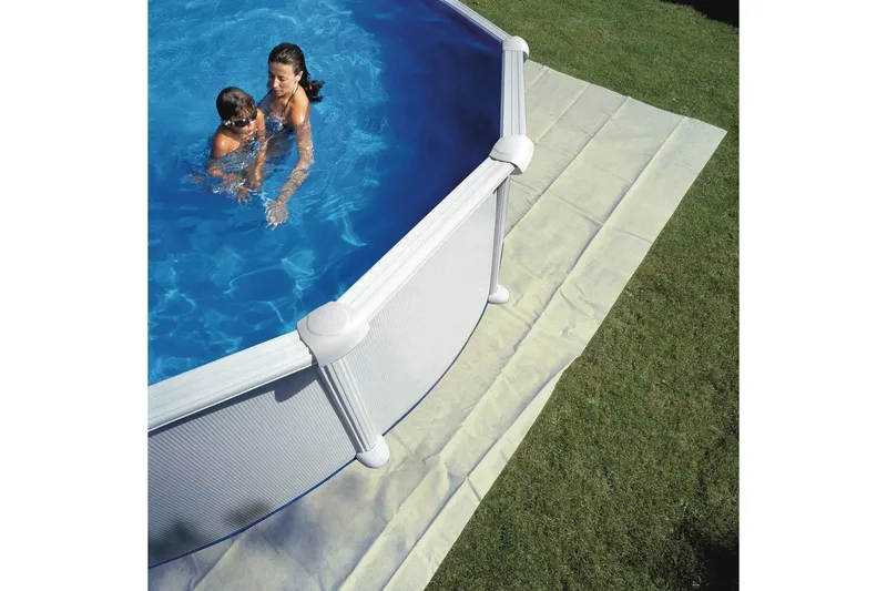 Jorddækning Swim & Fun Firkantet 850 x 450 cm - 850 x 450 cm - Have - Udendørs miljø - Sten, grus & sand - Belægning - Tilbehør belægning