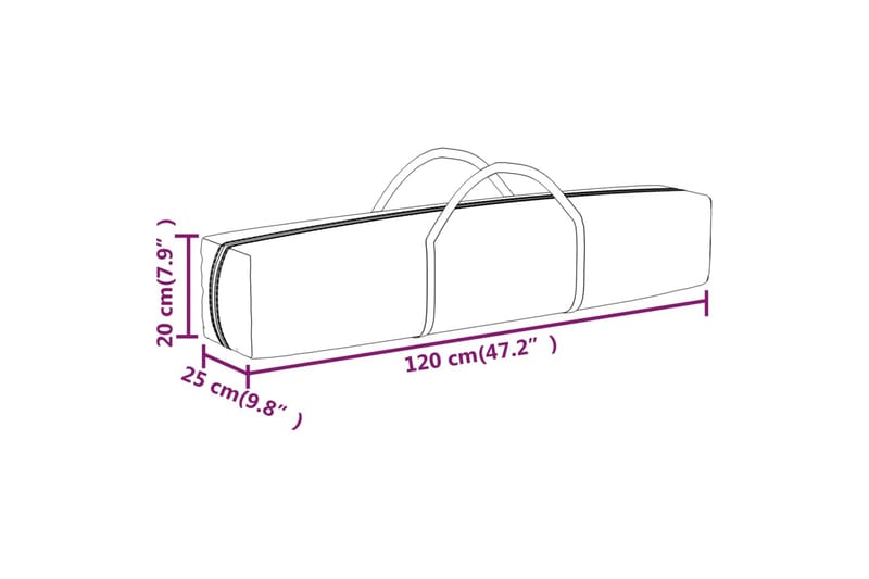 beBasic foldbart festtelt 3x3 m gråbrun - GrÃ¥brun - Partytelt - Havetelt & lagertelte