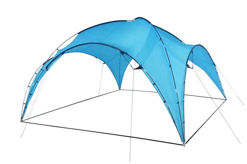 Buet Festtelt 450 X 450 X 265 Cm Lyseblå - Blå - Have - Udendørs miljø - Udendørs opbevaring - Havetelt & lagertelte - Partytelt