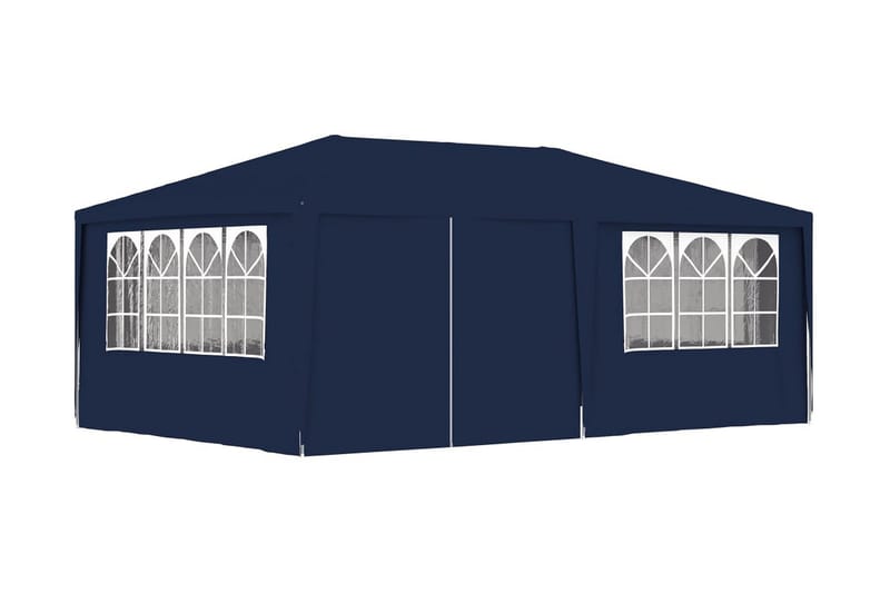 Festtelt med Sidevægge 4x6 M 90 G/m² Blå - Blå - Have - Udendørs miljø - Udendørs opbevaring - Havetelt & lagertelte - Partytelt