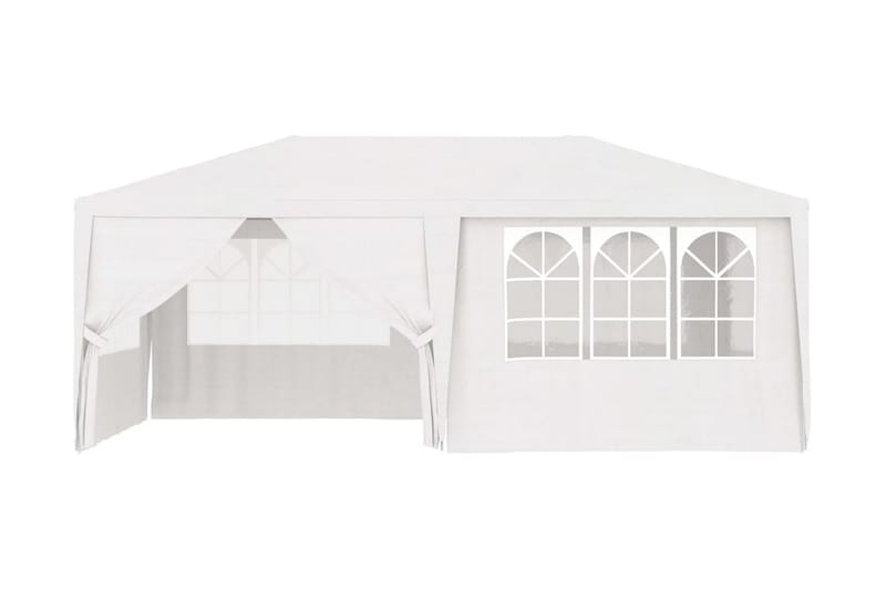 Festtelt med Sidevægge 4x6 M 90 G/m² Hvid - Hvid - Have - Udendørs miljø - Udendørs opbevaring - Havetelt & lagertelte - Partytelt