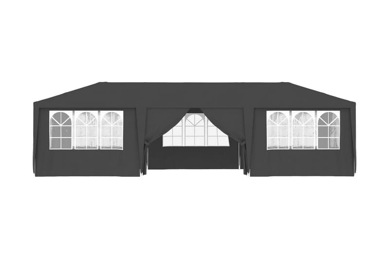 Festtelt med Sidevægge 4x9 M 90 G/m² Antracitgrå - Grå - Have - Udendørs miljø - Udendørs opbevaring - Havetelt & lagertelte - Partytelt