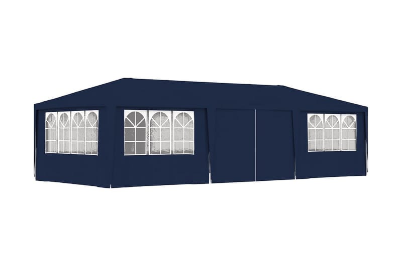 Festtelt med Sidevægge 4x9 M 90 G/m² Blå - Blå - Have - Udendørs miljø - Udendørs opbevaring - Havetelt & lagertelte - Partytelt
