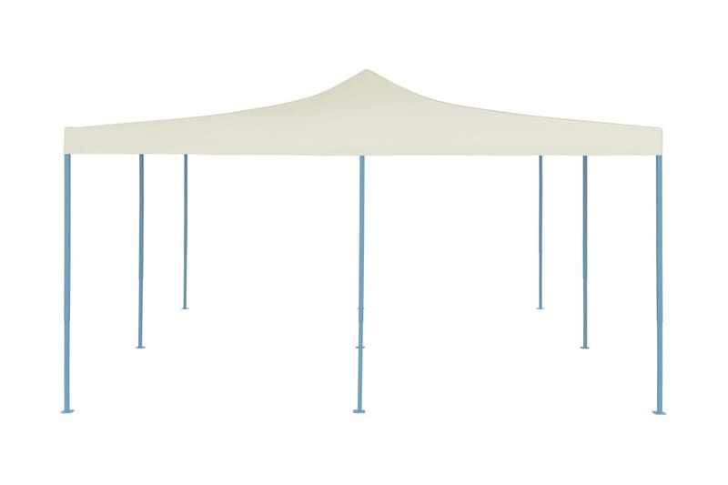 foldbar pavillon 5 x 5 m cremefarvet - Creme - Have - Udendørs miljø - Udendørs opbevaring - Havetelt & lagertelte - Partytelt
