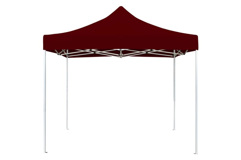 foldbart festtelt 2 x 2 m aluminium bordeaux - Rød - Have - Udendørs miljø - Udendørs opbevaring - Havetelt & lagertelte - Partytelt