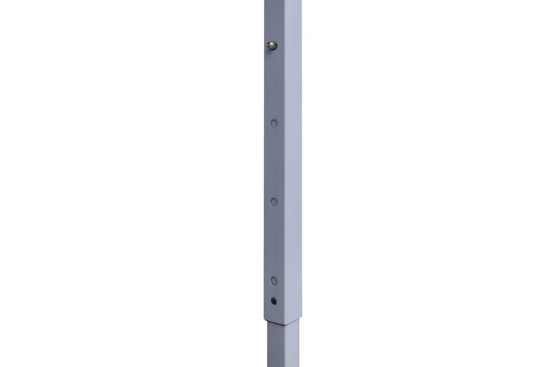 foldbart festtelt 2 x 2 m stål antracitgrå - Grå - Partytelt - Havetelt & lagertelte