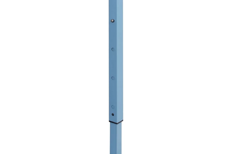 foldbart festtelt med 4 sidevægge 3x4 m stål blå - Blå - Partytelt - Havetelt & lagertelte