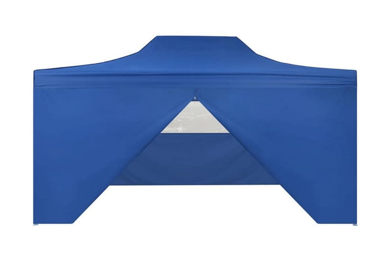 Foldbart Telt Pop-Up Med 4 Sidevægge 3 X 4,5 M Blå - Blå - Partytelt - Havetelt & lagertelte
