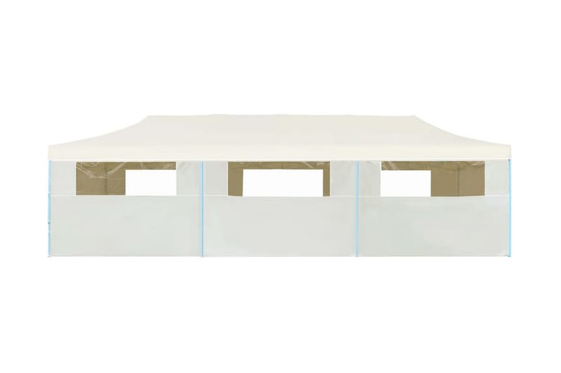 Foldbart Pop Op-Festtelt Med 8 Sidevægge 3 X 9 M Cremefarvet - Creme - Partytelt - Havetelt & lagertelte