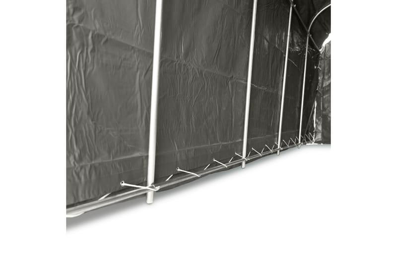 Garagetelt 14,4m² 500g/m² PVC Grå - Lyfco - Have - Udendørs miljø - Udendørs opbevaring - Havetelt & lagertelte