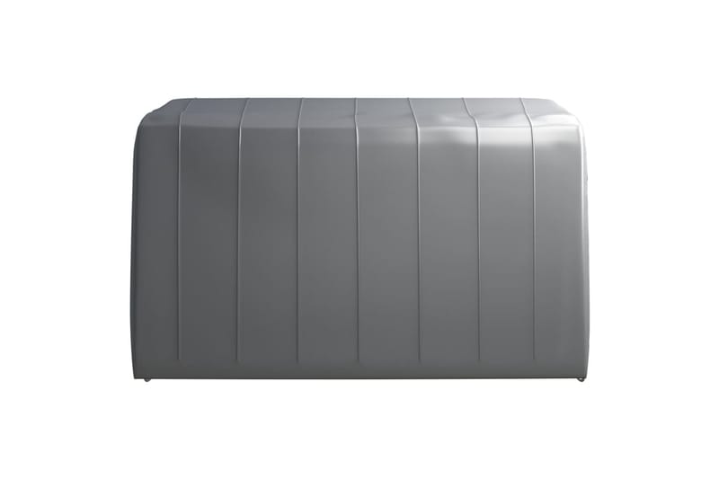 opbevaringstelt 370x370 cm stål grå - Grå - Have - Udendørs miljø - Udendørs opbevaring - Havetelt & lagertelte