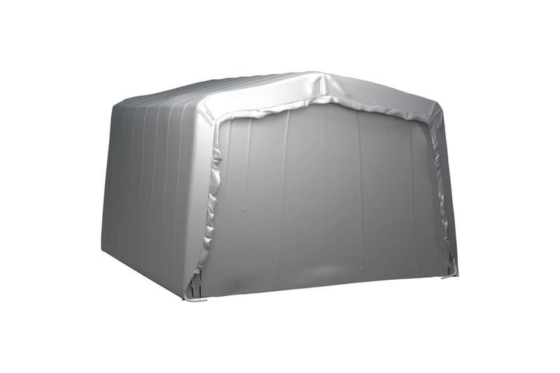 opbevaringstelt 370x370 cm stål grå - Grå - Have - Udendørs miljø - Udendørs opbevaring - Havetelt & lagertelte