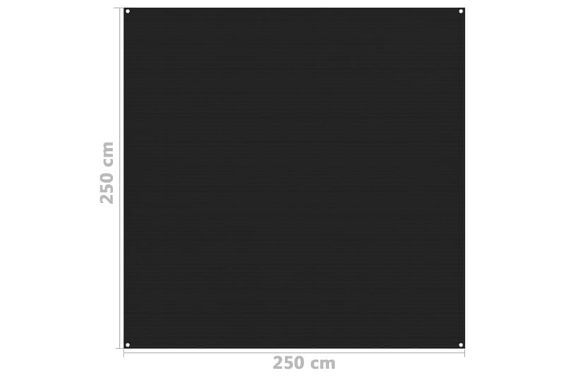 telttæppe 250x250 cm sort - Have - Udendørs miljø - Udendørs opbevaring - Havetelt & lagertelte