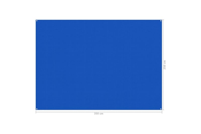 telttæppe 250x350 cm blå - Have - Udendørs miljø - Udendørs opbevaring - Havetelt & lagertelte