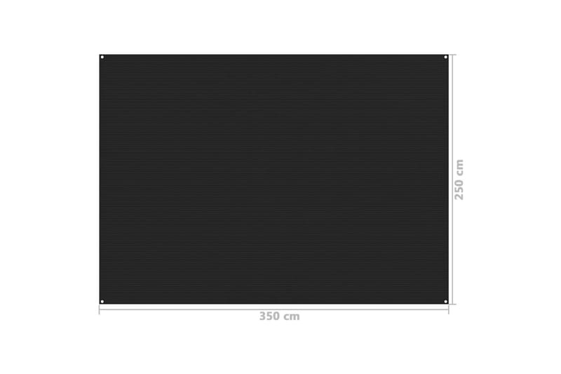 telttæppe 250x350 cm sort - Have - Udendørs miljø - Udendørs opbevaring - Havetelt & lagertelte