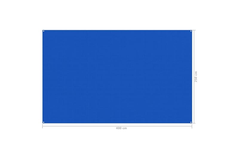 telttæppe 250x400 cm blå - Have - Udendørs miljø - Udendørs opbevaring - Havetelt & lagertelte