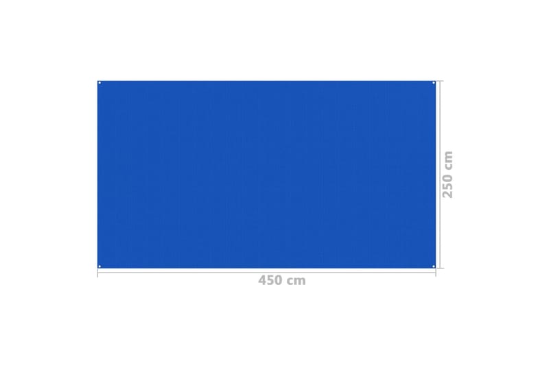 telttæppe 250x450 cm blå - Have - Udendørs miljø - Udendørs opbevaring - Havetelt & lagertelte