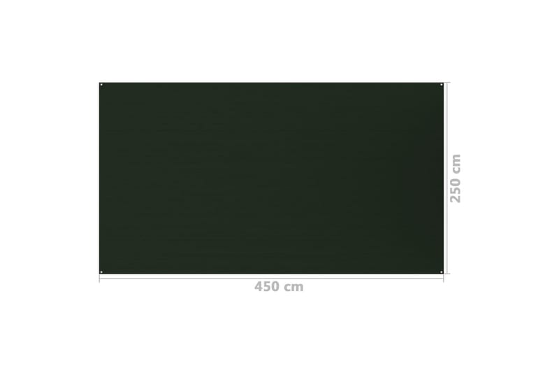 telttæppe 250x450 cm mørkegrøn - Havetelt & lagertelte