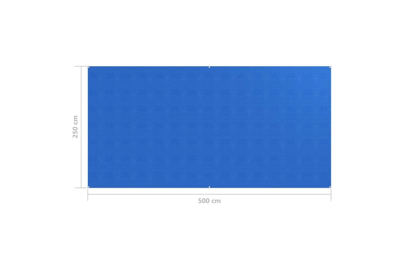 telttæppe 250x500 cm blå - Have - Udendørs miljø - Udendørs opbevaring - Havetelt & lagertelte