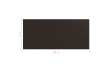 telttæppe 250x550 cm brun - Brun - Have - Udendørs miljø - Udendørs opbevaring - Havetelt & lagertelte