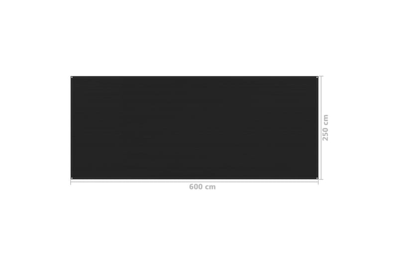 telttæppe 250x600 cm sort - Have - Udendørs miljø - Udendørs opbevaring - Havetelt & lagertelte