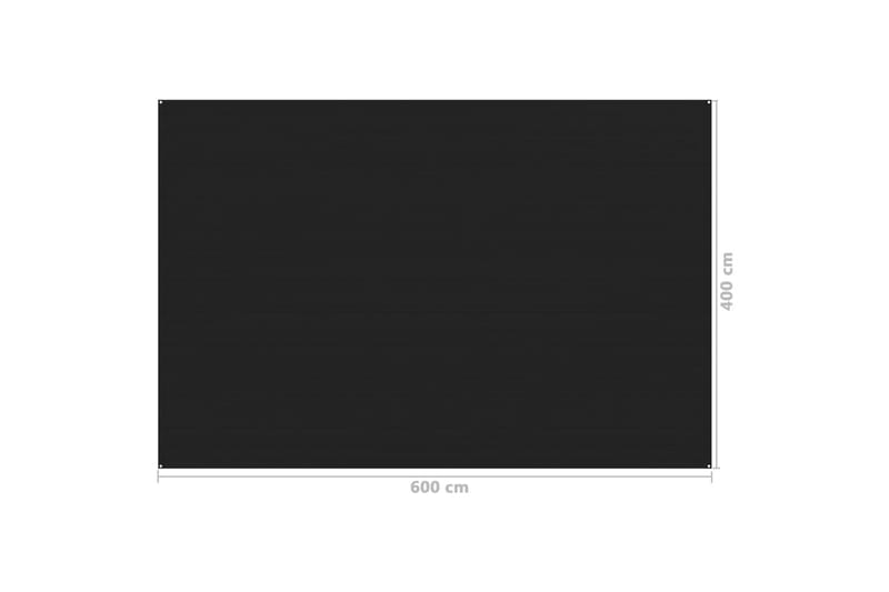 telttæppe 400x600 cm sort - Have - Udendørs miljø - Udendørs opbevaring - Havetelt & lagertelte