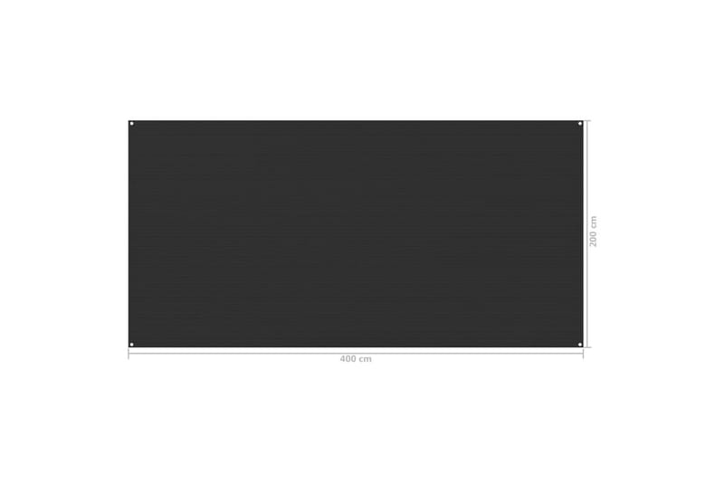telttæppe 200x400 cm antracitgrå - Have - Udendørs miljø - Udendørs opbevaring - Havetelt & lagertelte
