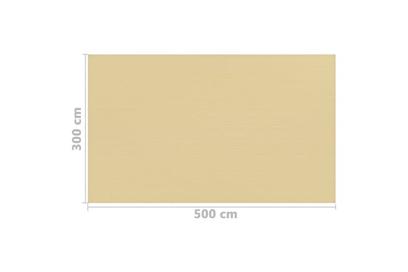 telttæppe 300x500 cm beige - Have - Udendørs miljø - Udendørs opbevaring - Havetelt & lagertelte