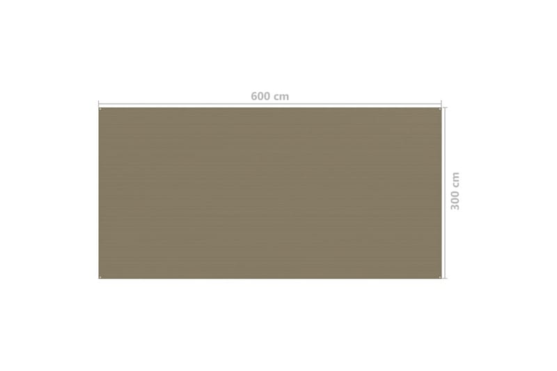 telttæppe 300x600 cm gråbrun - Gråbrun - Have - Udendørs miljø - Udendørs opbevaring - Havetelt & lagertelte