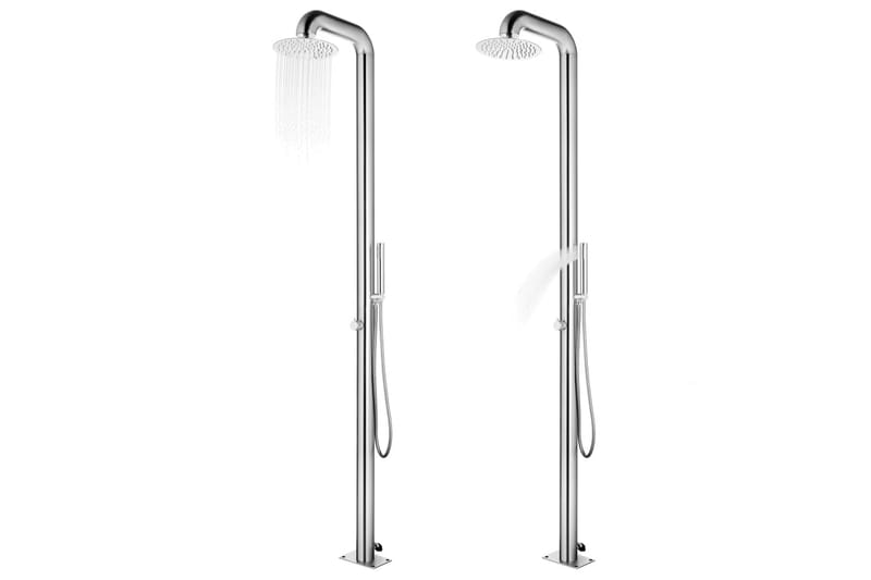 havebruser 225 cm rustfrit stål - Have - Udendørsbad - Havebruser - Havebruser uden varme