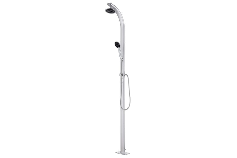 havebruser med grå bund 220 cm aluminium - Have - Udendørsbad - Havebruser - Havebruser uden varme