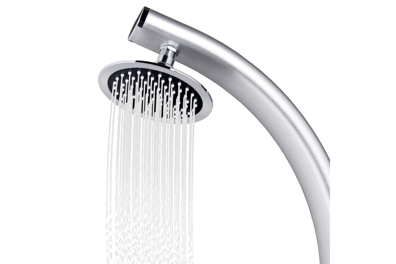 havebruser med grå bund 220 cm aluminium - Have - Udendørsbad - Havebruser - Havebruser uden varme