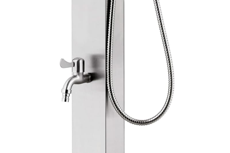 havebruser med grå bund 225 cm rustfrit stål - Have - Udendørsbad - Havebruser - Havebruser uden varme