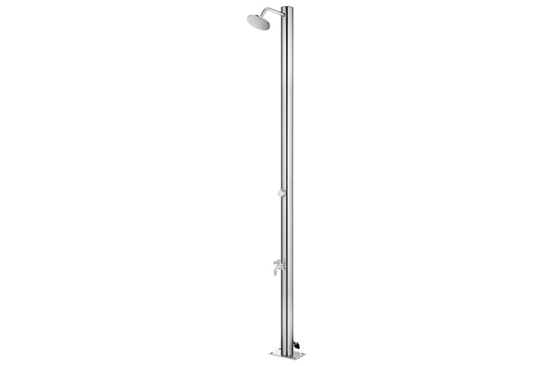 havebruser 215 cm rustfrit stål - Have - Udendørsbad - Havebruser - Havebruser uden varme