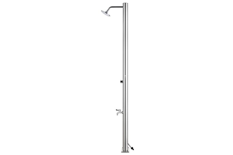 havebruser 215 cm rustfrit stål - Have - Udendørsbad - Havebruser - Havebruser uden varme