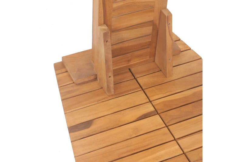 Havebruser I Massivt Teaktræ 70 X 75 X 204 Cm - Brun - Have - Udendørsbad - Havebruser - Havebruser uden varme